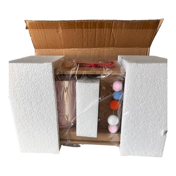 Rae Dunn Artisan x Magenta Collection Warm and Cozy Mug And Garland Gift Set - Picture 7 of 14